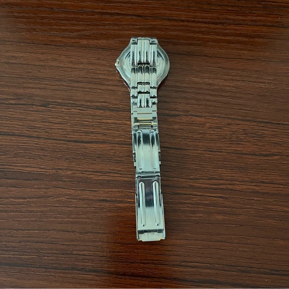 Movado Vintage Watch Esperanza Model 90’s Black Dial Gold Tone Stainless Steel - Picture 6 of 12